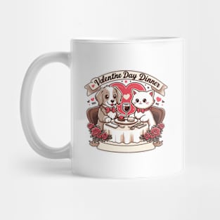 valentine day dinner Mug